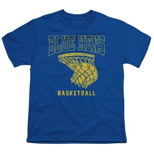 University Of Delaware Basketball Hoop Kids T-Shirt For Youth Royal Blue - 1 of 4