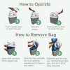 Foundations Tall Diaper Pail with Airtight Lid - Durable & Odorless Diaper Disposal, Holds up to 60 Newborn Diapers, Refill With Any Bags - 4 of 4