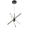 Elegant Lighting Sonya 3 Light Black Pendant - 4 of 4