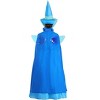 HalloweenCostumes.com Women's Disney Sleeping Beauty Merryweather Costume, Blue Fairy Godmother Cosplay Outfit - 2 of 4