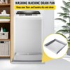 VEVOR 32 x 30 x 2.5 Inch Washing Machine Pan 18 GA Thickness Galvanized Steel Heavy Duty Compact Washer Drip Tray, Silver - 3 of 4