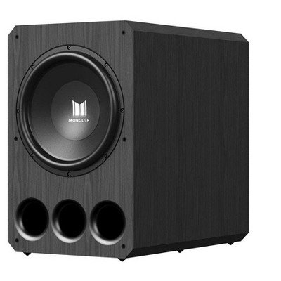 Monolith 15 Inch Powered Subwoofer - Black | THX Select Certified, 1000 Watt Amplifier, 15 Inch Driver For Studio & Home Theater