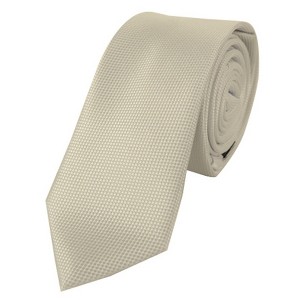 Men's Solid Color Microfiber Poly Woven Slim 2.25 Inch Wide And 57 Inch Long Necktie - 1 of 4