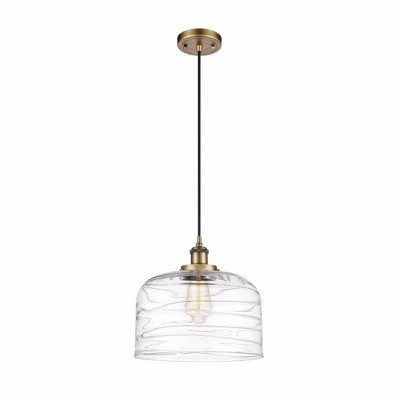 Bell - 1 Light Cord Hung Mini Pendant In Industrial Style-11.38 Inches Tall and 12 Inches Wide