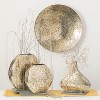 Sullivans Set of 2 Mosaic Vase 15"H & 12"H Gold - 4 of 4