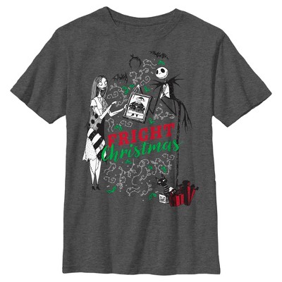 Boy's The Nightmare Before Christmas Fright Christmas Jack And Sally T ...
