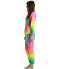 #followme Tie Dye 2 Piece Jogger Thermal Pajama Set for Women 6862-10575-XXL - 2 of 3