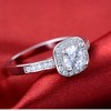 Renee Halo Engagement Ring Cz Women Gold Plated Ginger Lyne Collection - 4 of 4