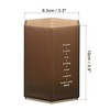 Unique Bargains Pencil Holder Plastic Hexagon Pen Cup Stationery Organizer for Office Desktop - 2 of 4