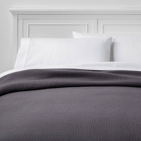 Full Queen Dot Matelasse Coverlet Gray Project 62 Nate Berkus