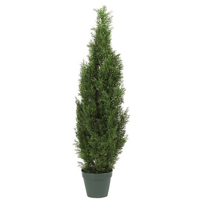 Nearly Natural 4' Cedar Tree Silk Tree (In-door/Out-door)