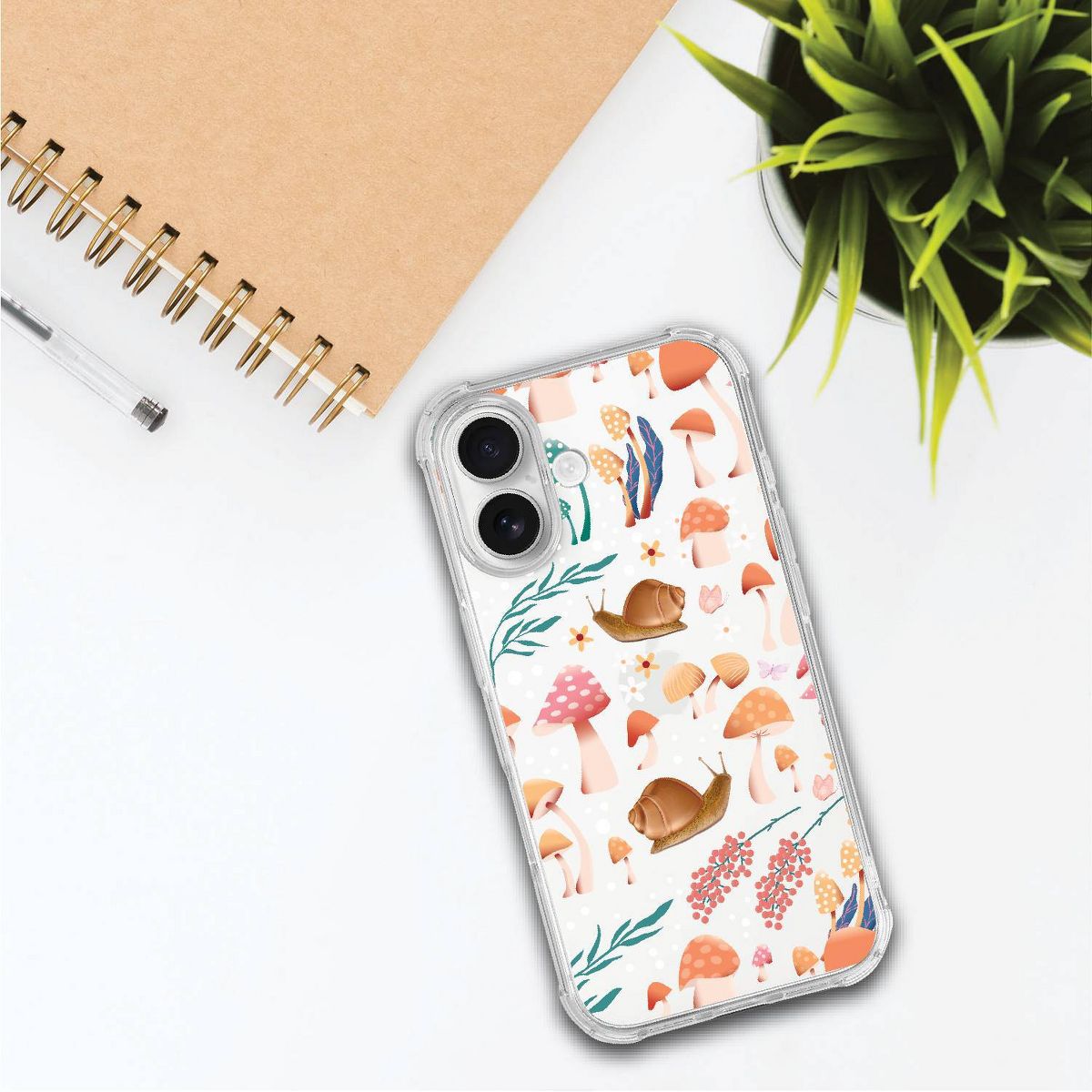 OTM Essentials Tough Edge iPhone 16 Case - Shroom Bloom Shrooms - thumbnail 2