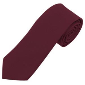 Men's Solid Color 2.75 Inch Wide And 57 Inch Long Slim Neckties - 1 of 4