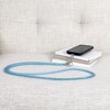 Pavilion Gift Company - Aqua Crossbody - Soft Gemmed Phone Lanyard - Cell Phone Accessories - 2 of 4