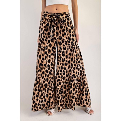 Women's Going Wild Tiered Printed Pants - ee:some