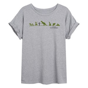 Women's - Edward Scissorhands - ES Topiary Oversized Graphic T-Shirt - 1 of 4