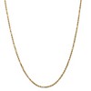 Black Bow Jewelry 2.5mm, 14k Yellow Gold, Diamond Cut, Milano Rope Chain Necklace - 3 of 4