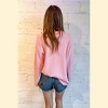 Women's Side Slit Sweater - Mimosa - 3 of 3
