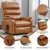 NicBex Chenille Lift Recliner Chair for Elderly,Cozy Massage Chairs with Massage and Lumbar Heating,Modern Reclining Chairs for Living Room - 4 of 4