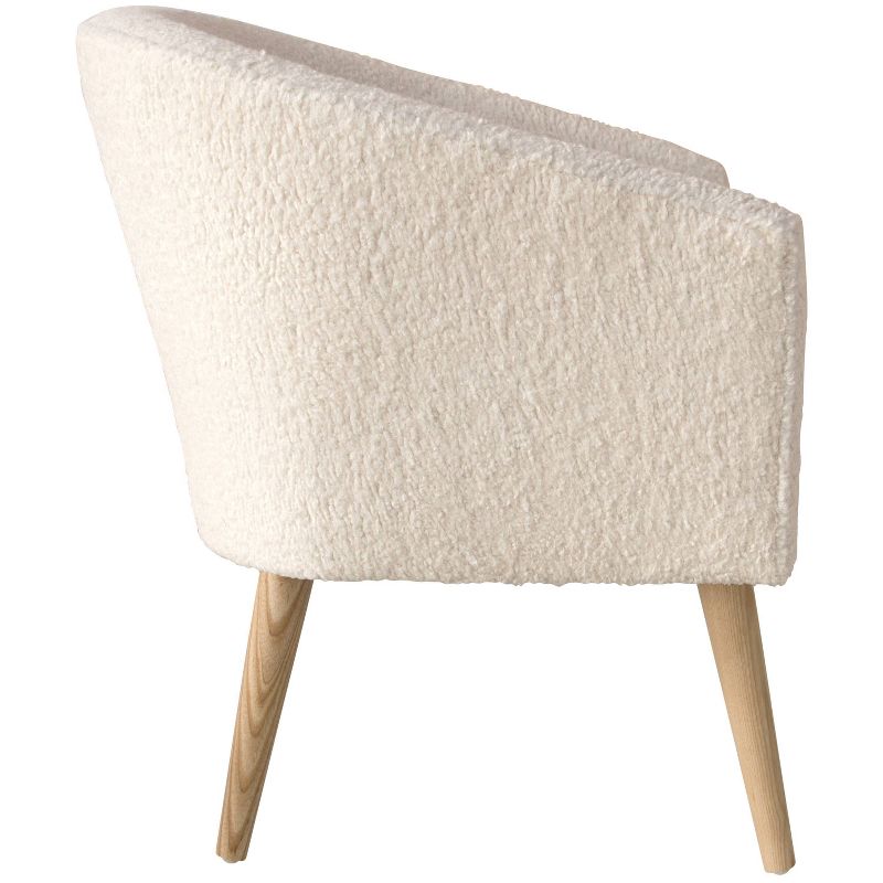 Skyline Furniture Deco Chair in Sheepskin Natural Cream, 4 of 9