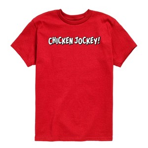Boys' - Instant Message - Chicken Jockey Gamer Short Sleeve Graphic T-Shirt - 1 of 4