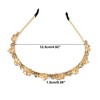 Unique Bargains Women's Bling Unspecified Shapes Rhinestone Headband 4.92"x0.59" 1Pc - 4 of 4