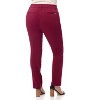 Rekucci Curvy Woman Ease into Comfort Plus Size Straight Pant with Tummy Control - 4 of 4