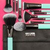 MODA Brush Pro Full Face 13pc Makeup Brush Set with Wrap, Includes Flat Powder, Highlight, and Crease Makeup Brushes - image 2 of 4