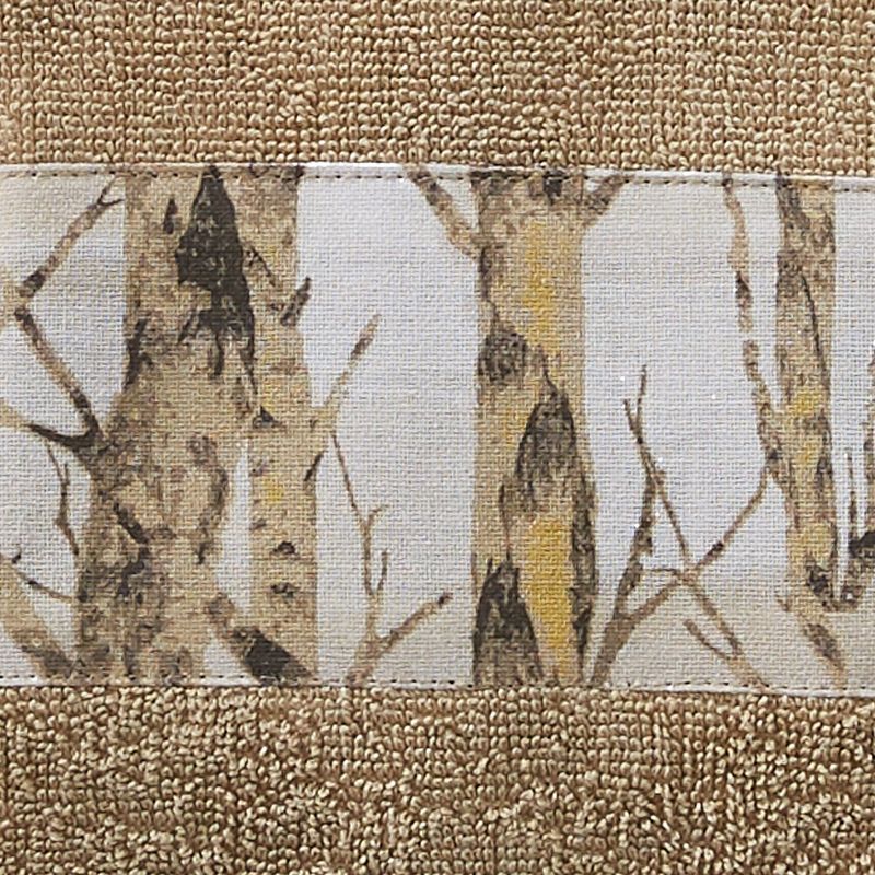 Park Designs Birch Forest Terry Fingertip Towel Set of 4, 3 of 6