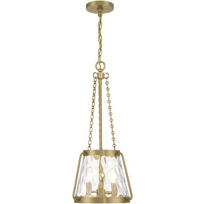 Savoy House Crawford 3 - Light Pendant in  Warm Brass