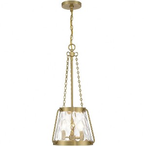 Savoy House Crawford 3 - Light Pendant in  Warm Brass - 1 of 4