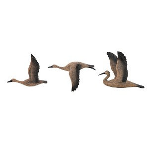 Gulches Set of 3 Reeds Migrating Bird Wall Decor, Home Decor for Living Room Dining Room Office Bedroom - 1 of 4
