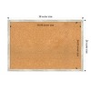 Amanti Art Crackled Metallic Narrow Framed Corkboard, Natural Cork - 4 of 4