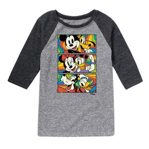 Boys' - Disney - Mickey & Friends Raglan Graphic T-Shirt - 1 of 4