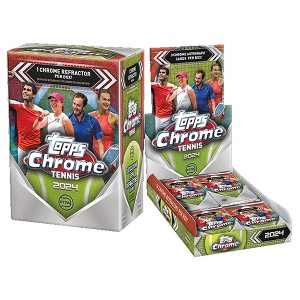 Topps Tennis 2024 Topps Chrome Value Box | 7 Packs - 1 of 4