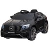 Aosom 12V Ride On Toy Car for Kids with Remote Control, Mercedes Benz AMG GLC63S Coupe, 2 Speed, with Music, Electric Light, Black - 4 of 4