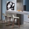NicBex Set of 2 Bar Stools for Kitchen Island,Modern Counter Bar Stools with Wood Frame,Bar Chairs for Dining Rooms,Kitchens Islands - 2 of 4