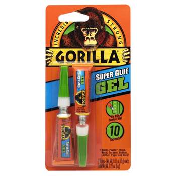 Gorilla Clear Glue Mini 3g Tubes, 4 Count, Total 12g (.42oz)