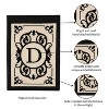 Evergreen Flag Cambridge Chic Letter D Monogram Applique Garden Flag - 12.5" Wide x 18" High - 3 of 4