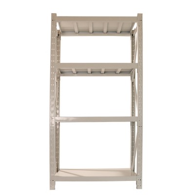 Vynxaria White Heavy Duty Utility Storage Shelves - Adjustable and Versatile