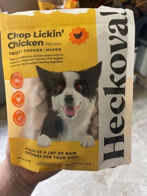 Heckova Freeze dried Raw Chop Lickin Chicken Flavor Recipe