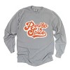 Simply Sage Market Retro Pumpkin Spice Words Garment Dyed Long Sleeve - 2 of 4