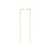 Ross-Simons 10kt Yellow Gold Beaded Threader Earrings - 3 of 4
