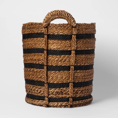 Set of 3 Wood Baskets Brown - Olivia & May