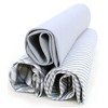 TheDapperTie Men's Gray Solid, Striped And Plaid 100% Cotton 3 PCS Handkerchiefs - 2 of 4