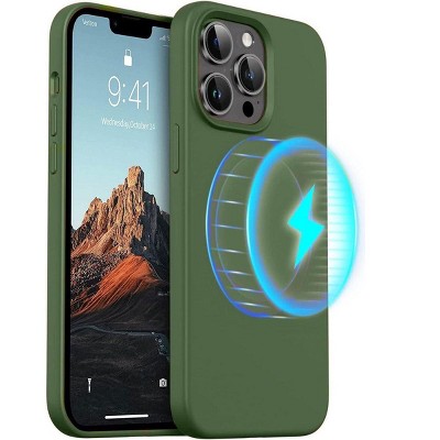 Entronix [Magnetic] Case Compatible with iPhone 15 Pro - Soft-Touch Liquid Silicone