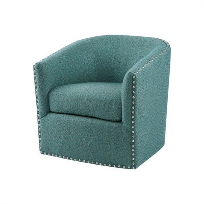 NicBex Swivel Accent Chair,Upholstered Swivel Living Room Chairs with Mid-Height Backrest,Modern Arm Chair,Accent Chairs for Living Room