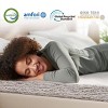 Subrtex 3" Memory Foam Mattress Topper with Cooling Removable Cover - image 4 of 4