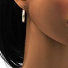RMZ GOLD NYC 18k gold Small Hoop, Hollow Design, Tri Tone - 2 of 2