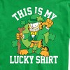Men's - Garfield - This Is My Lucky Shirt Patrick's Day Short Sleeve Graphic T-Shirt - 2 of 4